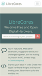 Mobile Screenshot of librecores.org
